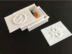 magia de coleta cardbox armazenamento brinquedos jogos cardgame dados mtg a caixa 3d print model - Mito3D