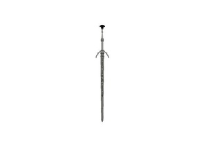 mastercrafted wolven espada de prata v3-espada witcher varreduras réplicas 3d print model - Mito3D