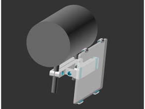 poggiatesta titolare mini ipad 4 automotive audi q7 supporto 3d print model - Mito3D