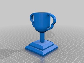 1er grado trofeo 3d impresión 3d print model - Mito3D