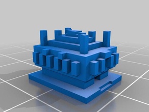 minecraft orman Tapınağı heykeller rakamlar tapınaklar 3d print model - Mito3D