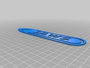 jaws bookmark household 3d print model - Mito3D