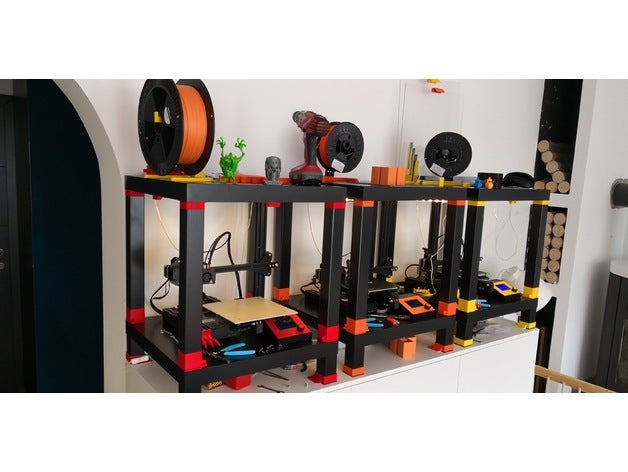 creality3d ender 3 de ikea falta cerramiento ledberg luces led la impresión ender3 3D print model - Mito3D