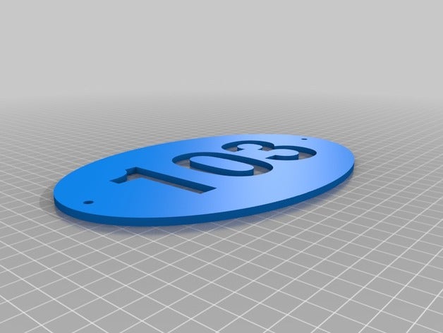 103 do agregado familiar personalizado 3D print model - Mito3D