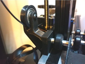 ender 3 filament roller guide 3d printer accessories 3d print model - Mito3D