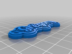 gregory keychains customized 3d print model - Mito3D