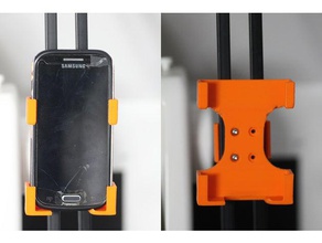 samsung s4 mini case mount mobile phone 3d print model - Mito3D