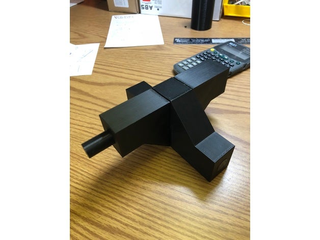 impossible cross puzzle puzzles 3d twisty 3D print model - Mito3D