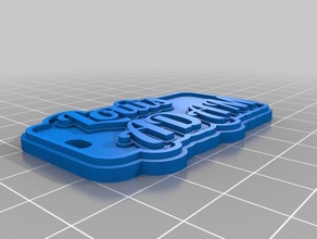 louis keychains customized 3d print model - Mito3D