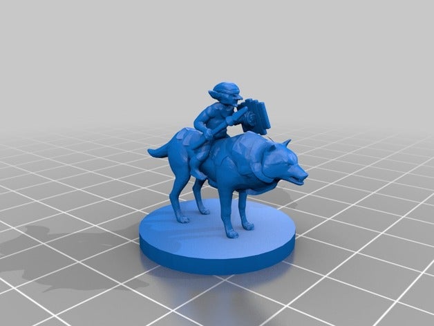 goblin fare il battistrada remix mz4250 giochi dnd in miniatura 3D print model - Mito3D