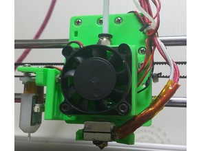 bowden capot du ventilateur 3d de l'imprimante pièces 3d print model - Mito3D