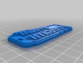 th keychains customized 3d print model - Mito3D