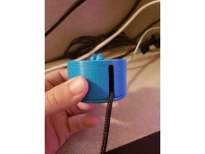 cable spoolreel diy holder management reel clutter declutter 3d print model - Mito3D