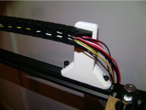 20xx cable chain riser 3d printer parts 3d print model - Mito3D