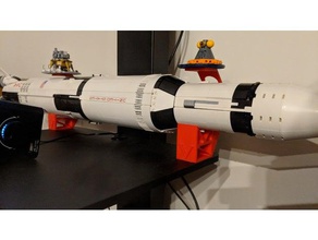 lego Satürn çıkıntı duruyor oyuncaklar oyunlar 3d print model - Mito3D