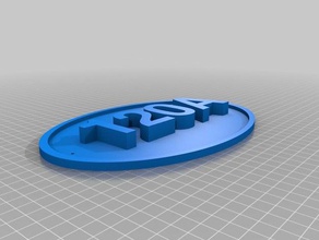 120a de los hogares personalizado 3d print model - Mito3D