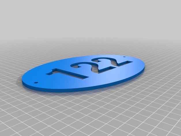 122 de los hogares personalizado 3D print model - Mito3D