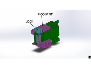 tensado de la extrusora montaje 3d impresión 3d print model - Mito3D