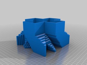 sq-Pflanzer Container maceta vase vaso 3d print model - Mito3D
