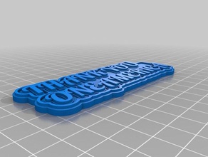 tyoa Schlüsselanhänger angepasst 3d print model - Mito3D