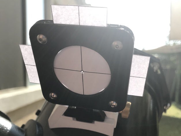 solaire portée finder remix - écrous queue d'aronde astronomie télescope accessoire 3D print model - Mito3D