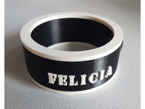 felicia id bracelet world tomorrow episode two bracelets 3d print model - Mito3D