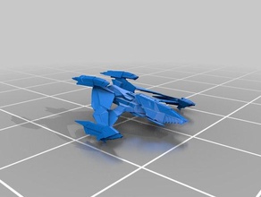 star trek Romulanischen hathos warbird 3d drucken 3d print model - Mito3D