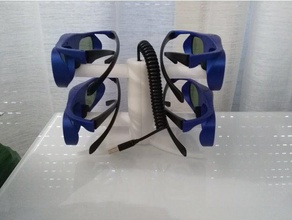 3d glasses charging stand 3d print model - Mito3D