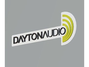 dayton audio logo speaker 3d print model - Mito3D