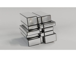 1x3x5 bump cubo i puzzle twisty 3d print model - Mito3D