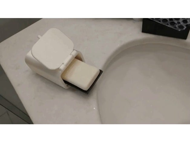 Seyahat sabun kutusu çekmece hareketli banyo 3D print model - Mito3D