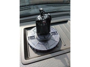 truck vader standy v2 containers base darth 3d print model - Mito3D