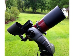 orion 127mm maksutov-cassegrain de rosée bouclier la physique l'astronomie 3d print model - Mito3D