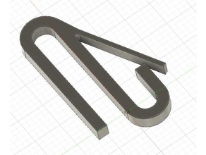 oh, tão simples clipe de chave chaveiros 3d print model - Mito3D