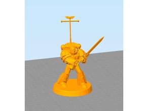 grey knight Schwert-standard - Spielzeug Spiele 3d print model - Mito3D