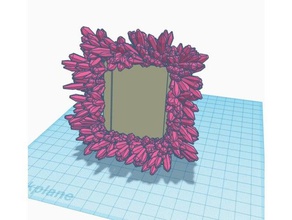cristal polaroid marco decoración fujimax 3d print model - Mito3D