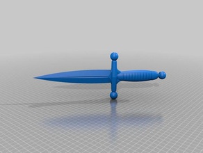 oldgaf dagger 2 props weapon 3d print model - Mito3D