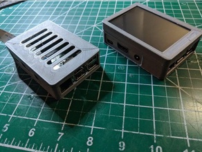 yet another rpi display case electronics raspberry pi 3d print model - Mito3D