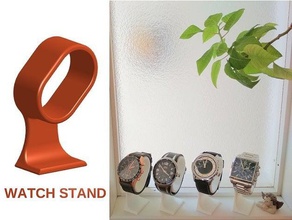 guarda stand organizzazione orologio display titolare watchstand 3d print model - Mito3D