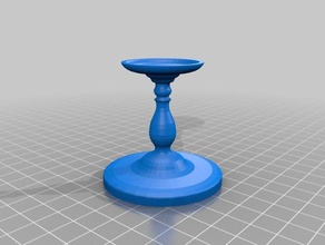 supporto di candela arredamento candeliere 3d print model - Mito3D