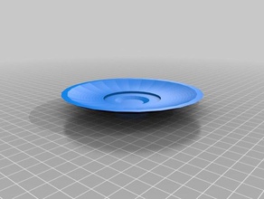 saucer schoteltje kitchen dining 3d print model - Mito3D