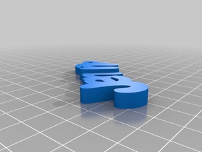 jenna keychains customized 3d print model - Mito3D