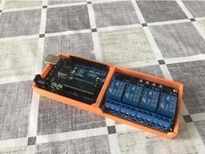 automatización de arduino placa relé titular la electrónica breadboard los relés junta 3d print model - Mito3D