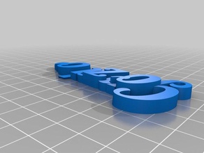 gonzalo llaveros personalizado 3d print model - Mito3D