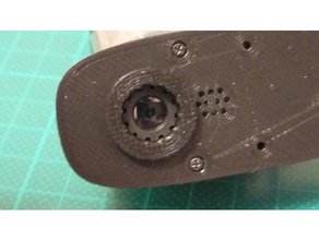 logitech c270 web cam - anello di messa a fuoco mic apertura parti ricambio 3d print model - Mito3D