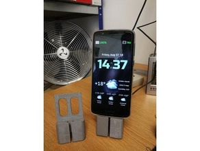 moto g6 stand dock telefone celular 3d print model - Mito3D