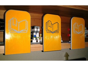 shelf bookend decor 3d print model - Mito3D