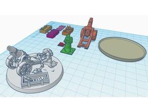 piccolo mortaio dkok come giochi 40k warhammer 3d print model - Mito3D