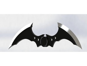 batman arkham series batarang props 3d print model - Mito3D