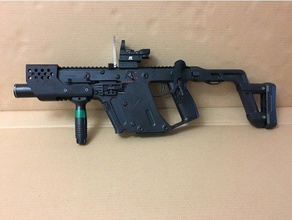 vector hand guard airsoft only parts attachment hang krytac 3d print model - Mito3D